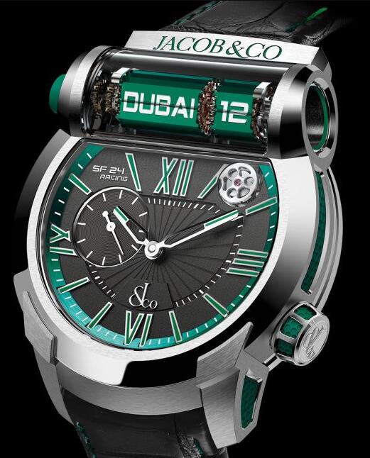 Jacob & Co EPIC SF24 RACING GRADE 5 TITANIUM GREEN ES101.20.NS.YG.A Replica watch